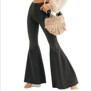 Free People Just Float On Flare Bell Bottom Jeans